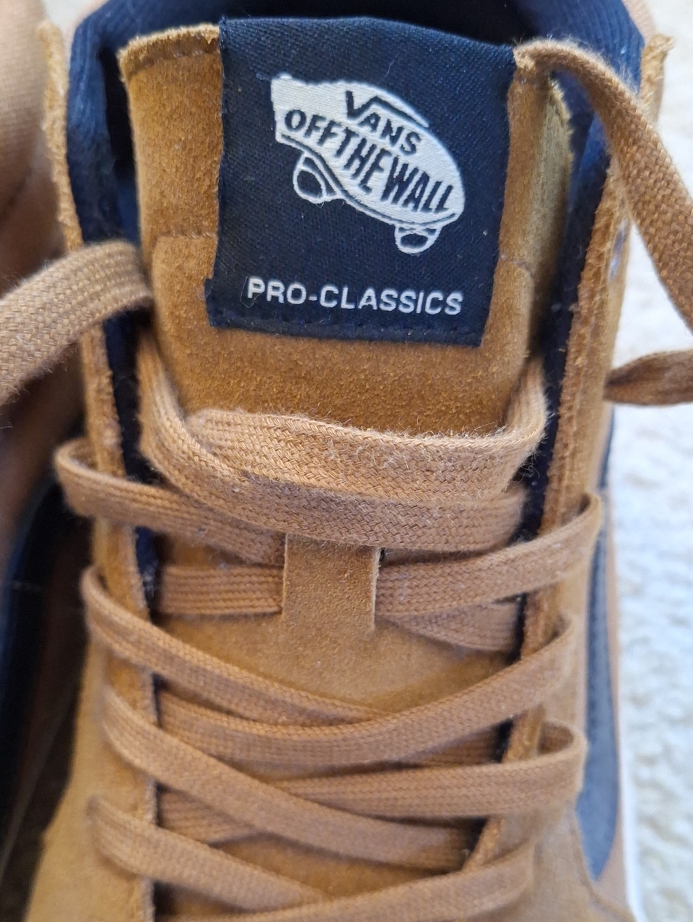 Vans Pro-Classics Men’s Brown Suede Skate Sneakers - Picture 4 of 7